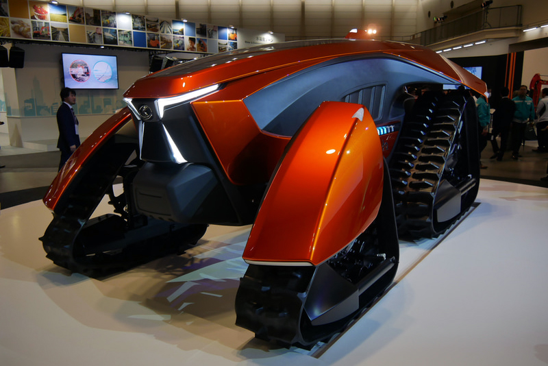 1月に公開された、クボタの未来の完全無人トラクターのコンセプトモデル「X tractor（クロス トラクタ）」