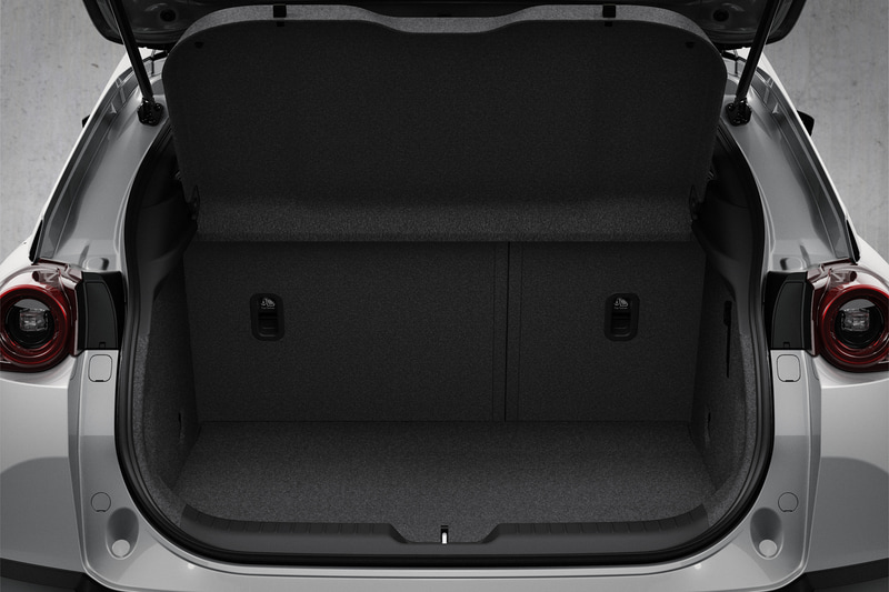 ラゲッジスペースは機内持ち込みサイズのスーツケース4個を積める荷室容量を確保