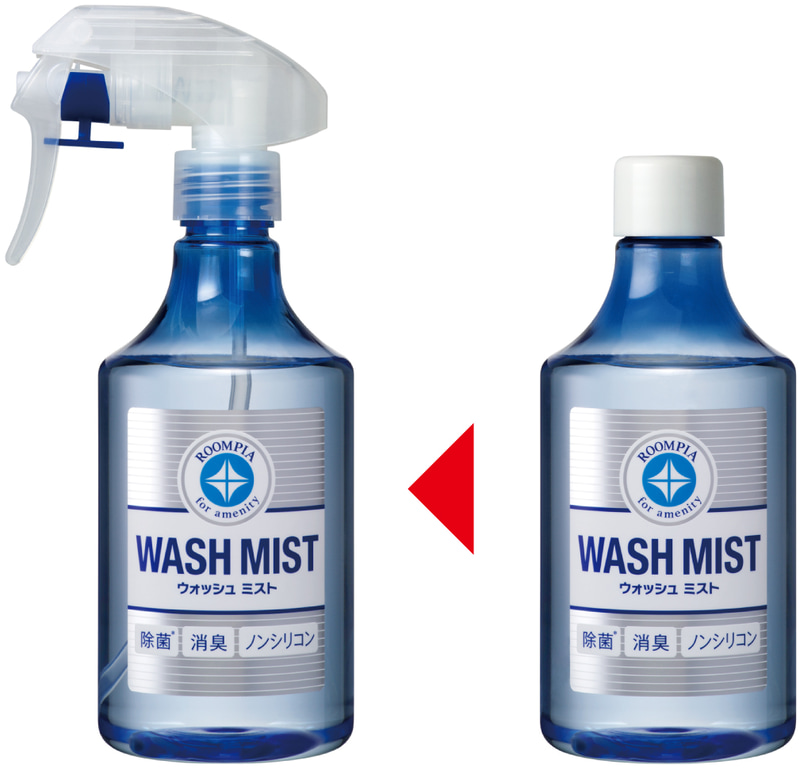 スプレーノズルをつけかえるだけで、すぐに使用できる