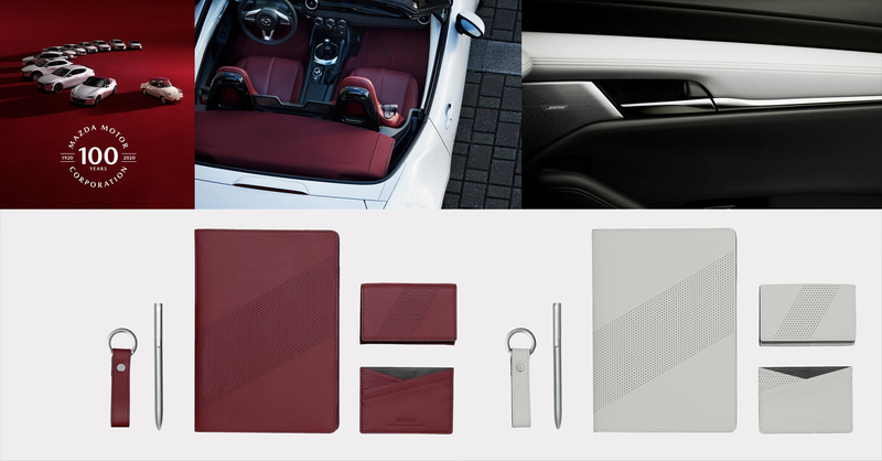 100周年記念をあしらった色で作られている