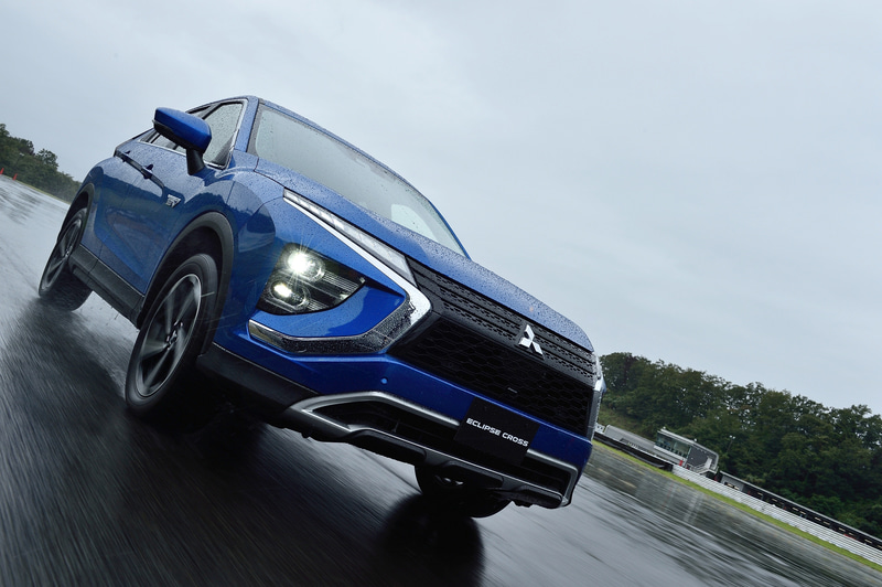 マイナーチェンジした「エクリプス クロス」（新型の写真は全てプロトタイプ）