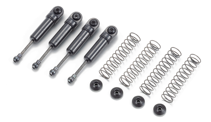 ロングストロークに対応する為、新設計のショックアブソーバーを採用