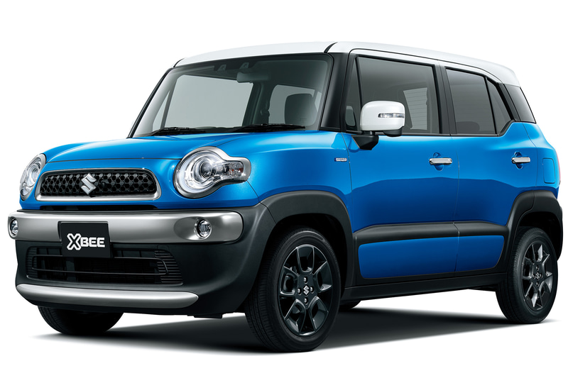 スピーディーブルーメタリック ホワイト2トーンルーフ