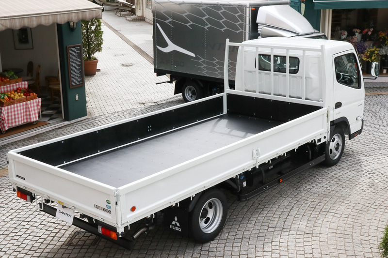 低床タイプの拡張荷台