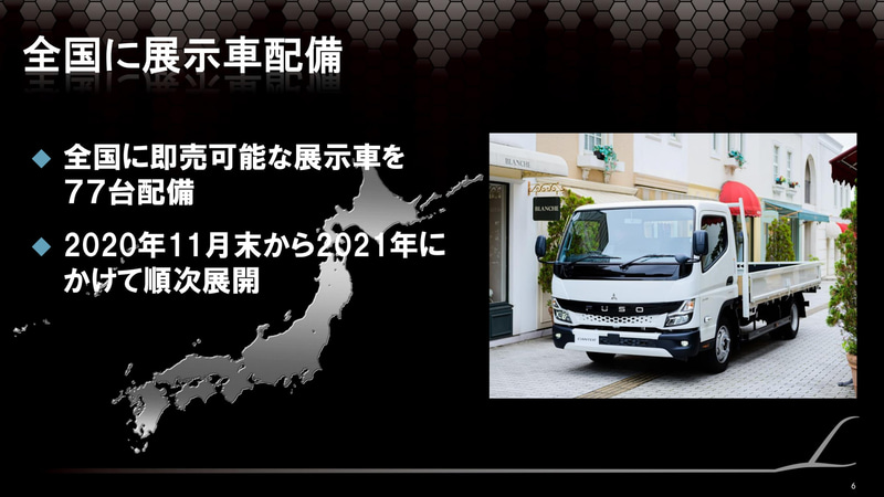 全国に展示車を配備