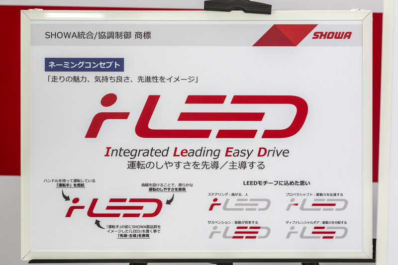 開発中ながらこの協調制御には「iLEED」という名称が与えられている。ショーワの本気度が伝わってくる