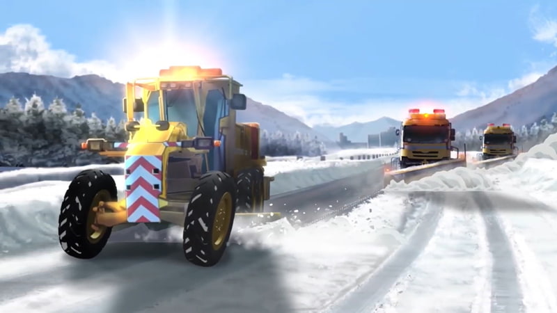 降雪エリアを舞台にした内容のアニメーションが公開されている