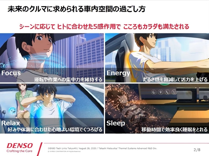 未来のクルマに求められる車内空間の過ごし方