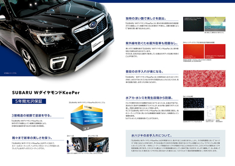 キーパー、スバルディーラーに「SUBARU WダイヤモンドKeePer」を順次
