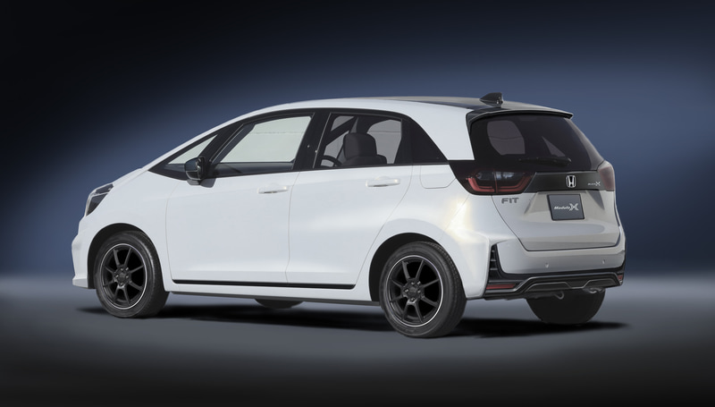 南波氏が「バランスよく仕上がった」と話す開発中のFIT Modulo Xの専用ホイール。写真は2020年の東京オートサロンで展示されたもの