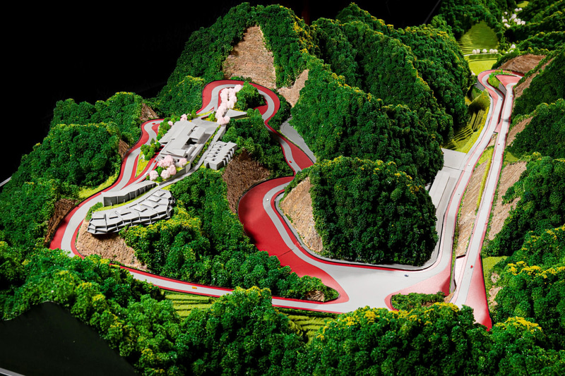 ジオラマによる「THE MAGARIGAWA CLUB」全景俯瞰