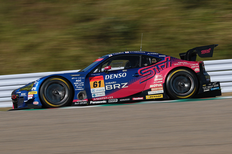 100kgのハンデを背負いながら予選2位となった61号車 SUBARU BRZ R&D SPORT（井口卓人/山内英輝組、DL）