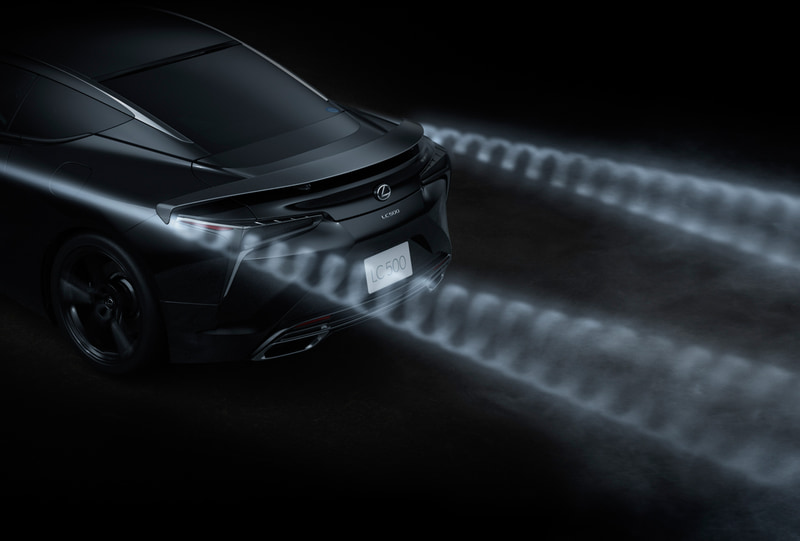 縦渦を生成し、ボディ後方の気流の巻込みを抑制