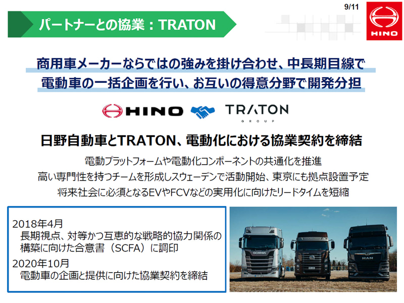 TRATONとの協業