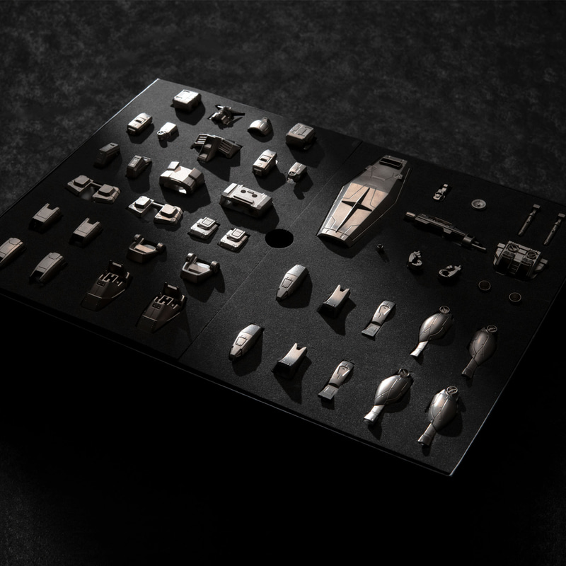 もはやプラモデルと呼べる代物なのかやや疑問ではありますが、質感といい、完成した姿はもはや芸術品レベル（あくまで個人の感想です）