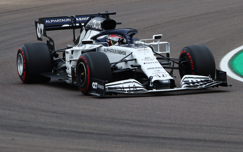 ホンダハイブリッドPU搭載で最高位の4位となったダニール・クビアト選手（28号車 アルファタウリ・ホンダ）　（C）Getty Images / Red Bull Content Pool