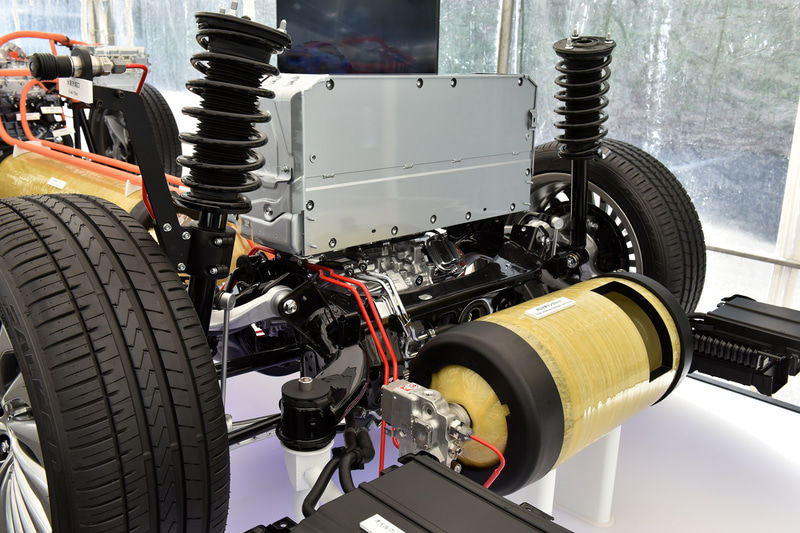 後軸後のNo.3タンク