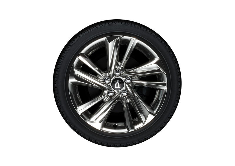 18インチタイヤ＆専用アルミホイール（スパッタリング塗装）