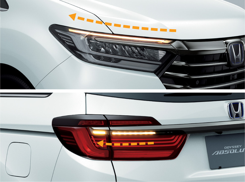 シーケンシャルターンシグナルランプ