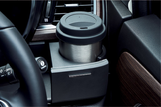 収納式ドリンクホルダー（運転席側）