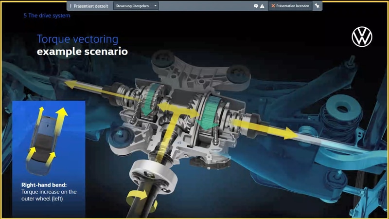 新型ゴルフ Rではオプションで「R-Performanceパッケージ」を用意し、同パッケージを選択するとドライブモードに「ニュルブルクリンクモード」「ドリフトモード」が追加される