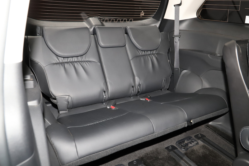 FABTECT（撥水撥油シート）表皮を用いたシート。こちらは7人乗り仕様