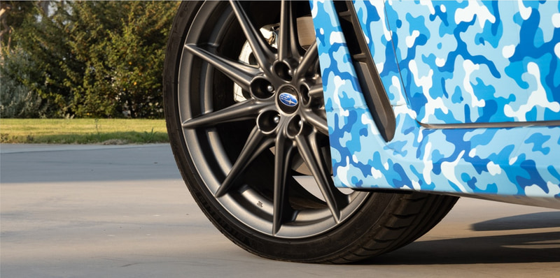 ティザー写真で公開されたカモフラージュ姿のBRZ