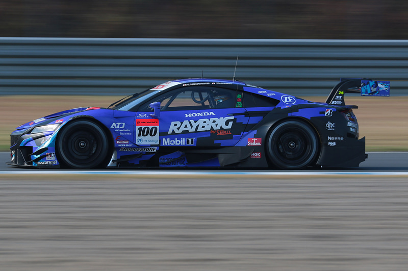予選3位は100号車 RAYBRIG NSX-GT（山本尚貴/牧野任祐組、BS）