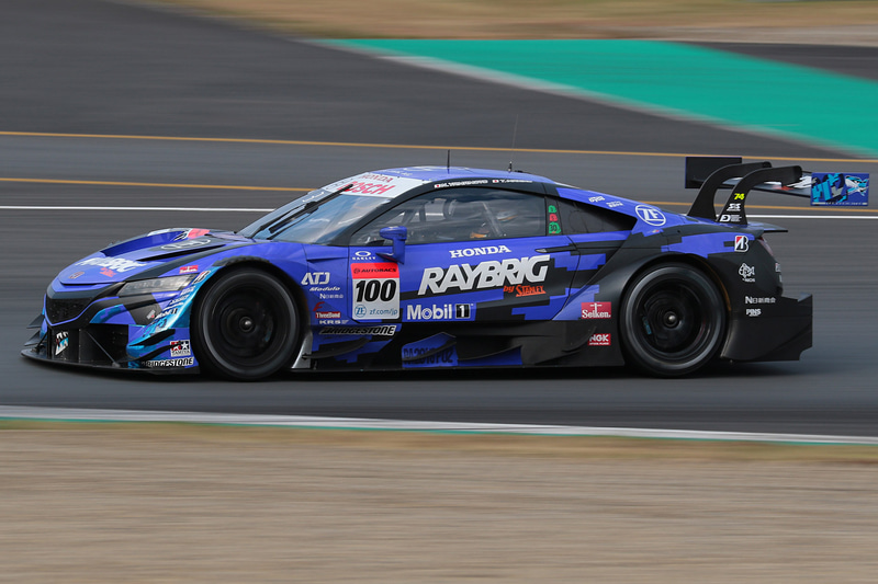 3位に入った100号車 RAYBRIG NSX-GT（山本尚貴/牧野任祐組、BS）