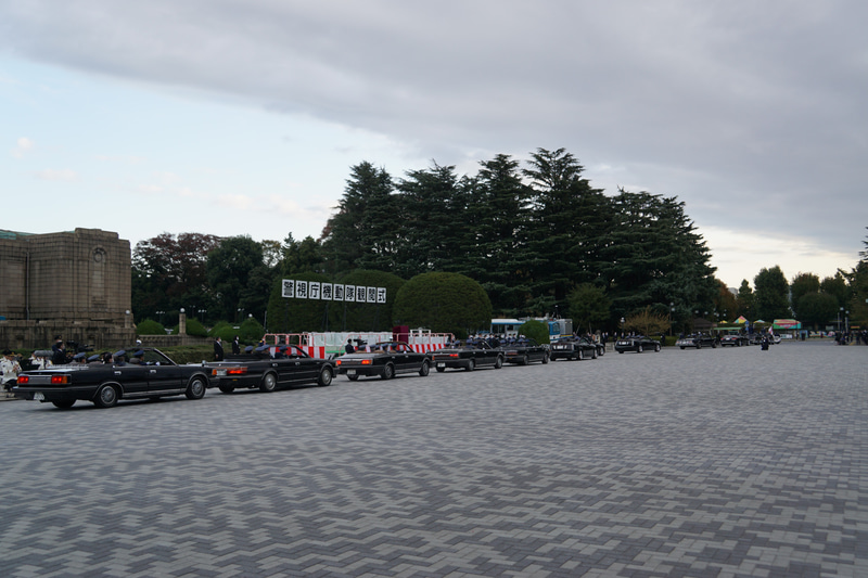 警視庁機動隊観閲式に登場したオープンカー