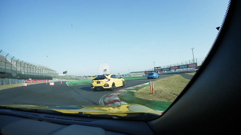 鈴鹿サーキットをほぼ全開走行