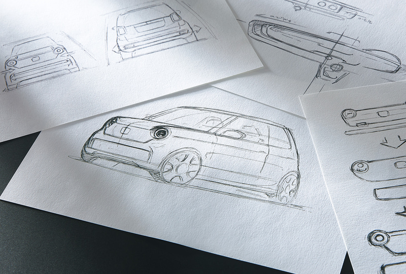 エクステリアデザインスケッチ