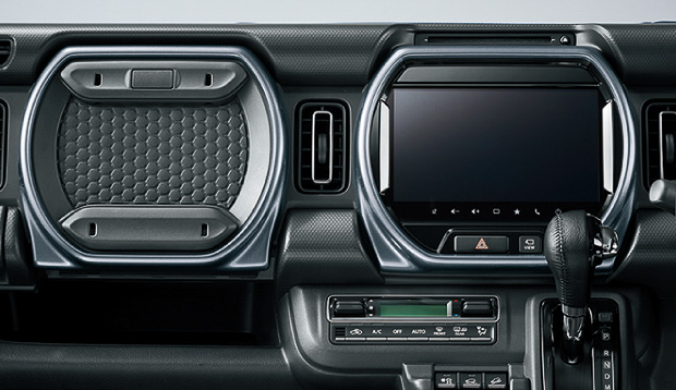 インパネガーニッシュ（ブルーイッシュシルバー）