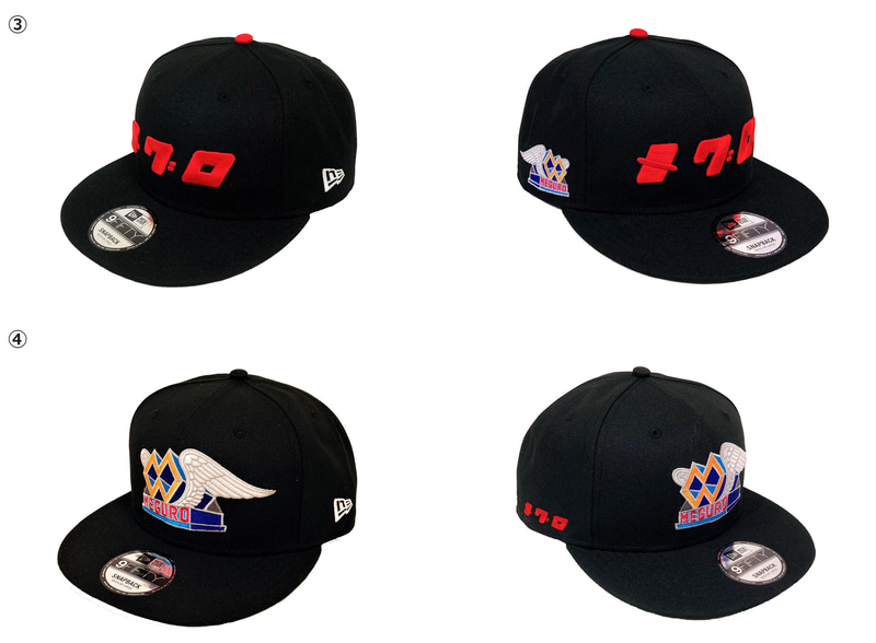 MEGURO K3の発売を記念して、カワサキプラザネットワークでは「MEGURO」のロゴとエンブレムをあしらったグッズを販売