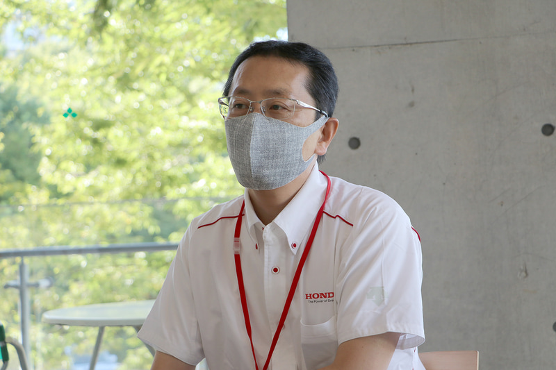 答えていただいたのは新型N-ONE開発責任者である本田技研工業株式会社 四輪事業本部 ものづくりセンター の宮本渉氏