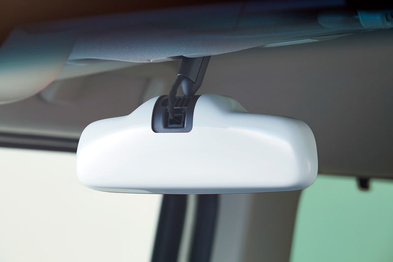 ルームミラーカバー ホワイト 4400円