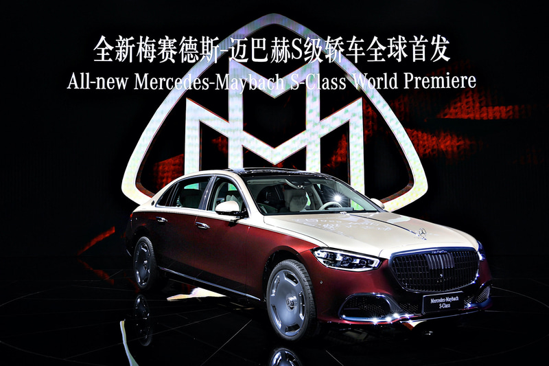 SUVモデル「メルセデス・マイバッハ GLS」と「メルセデス・マイバッハ Sクラス」が中国の広州モーターショーに出展された