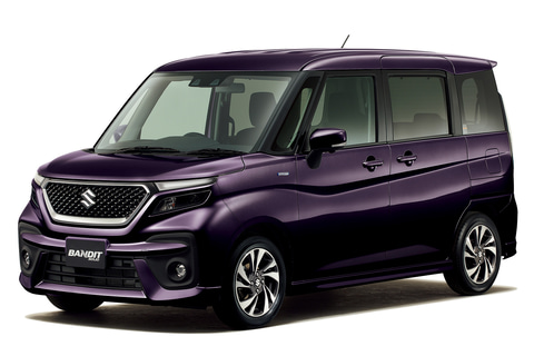 スズキ 新型 ソリオバンディット プルバックカー 赤と黒 [新品未使用