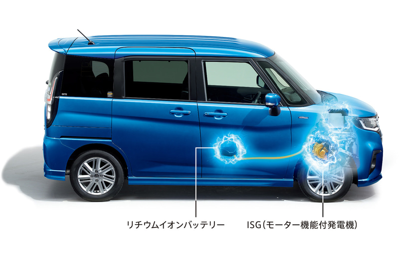 最高出力67kW（91PS）/6000rpm、最大トルク118Nm（12.0kgfm）/4400rpmを発生する直列4気筒DOHC 1.2リッター「K12C」型デュアルジェットエンジンを搭載し、マイルドハイブリッドシステムと組み合わせる。トランスミッションはCVT