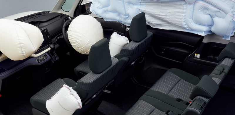 6エアバッグを全車標準装備