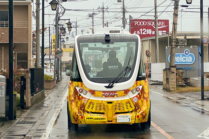 片道2.5km、往復5kmを走行するルート