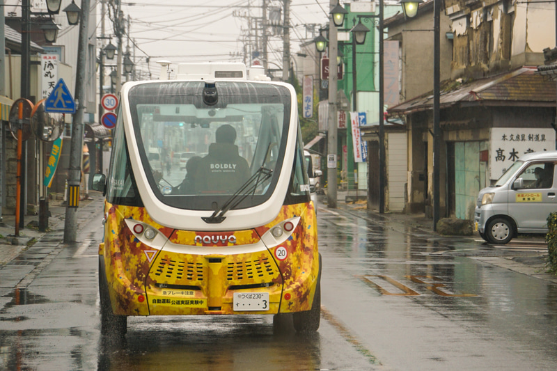 片道2.5km、往復5kmを走行するルート