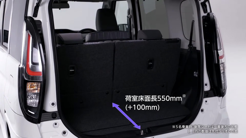 新型ソリオの各寸法