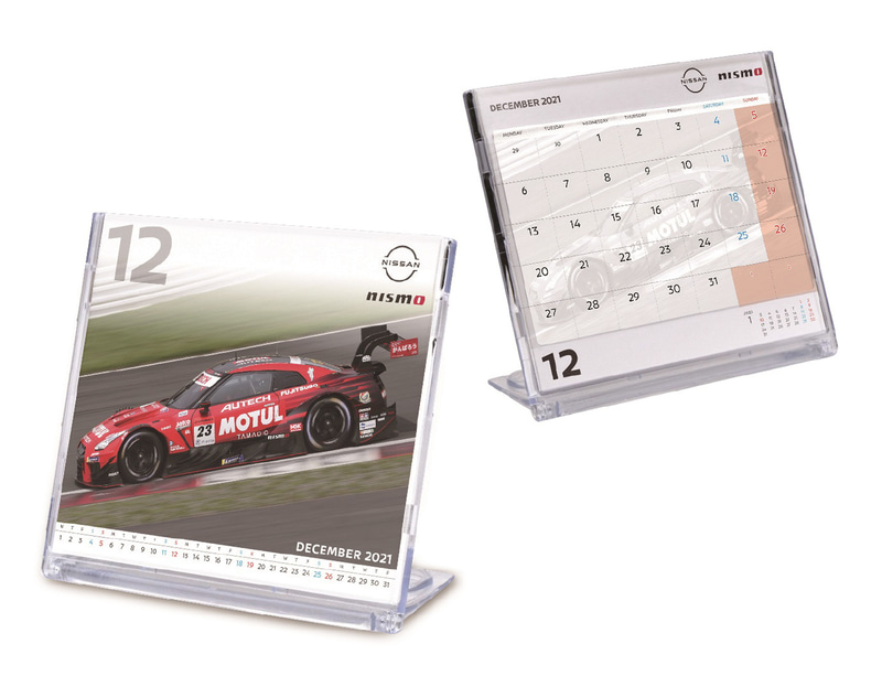 2021 NISMO カレンダー（卓上）：1320円