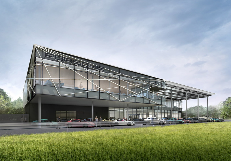 広大な敷地を切り拓いて作られる「ポルシェ･エクスペリエンスセンター東京」