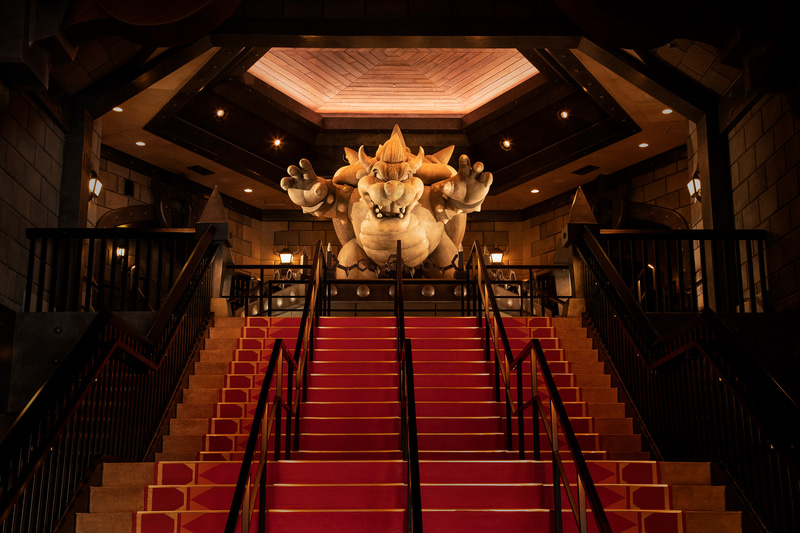 大魔王クッパが潜む「クッパ城 」の城内一部を初公開。画像提供：ユニバーサル・スタジオ・ジャパン　©Nintendo