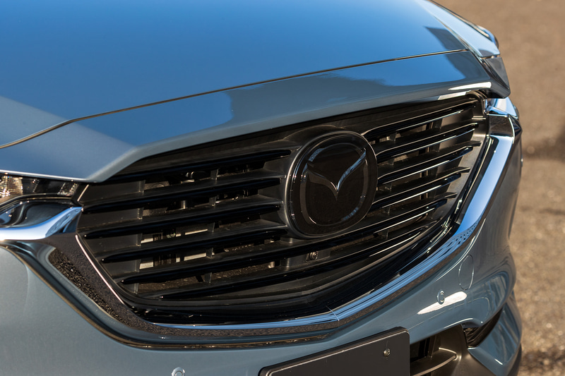 ブラックメタリック塗装されたフロントグリル