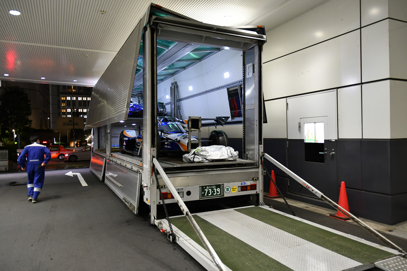 2020年優勝車と2017年優勝車は同時に持ち込まれた