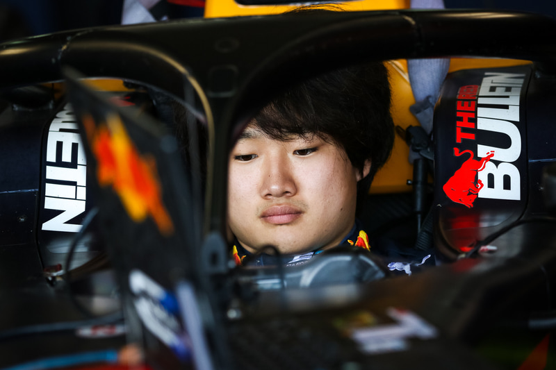 F2最終戦の予選でポールポジション。4ポイント獲得し年間ランキング4位へ　（c）Getty Images / Red Bull Content Pool