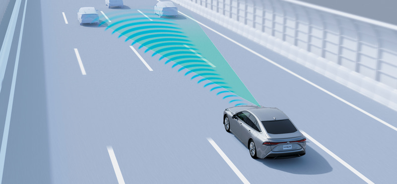 レーダークルーズコントロール（全車速追従機能付）のイメージ